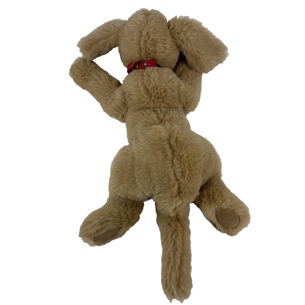 Vintage Gund Muttsy Plush Dog Puppy 19" Tan Suede Paws Stuffed Animal Collar - Picture 8 of 12